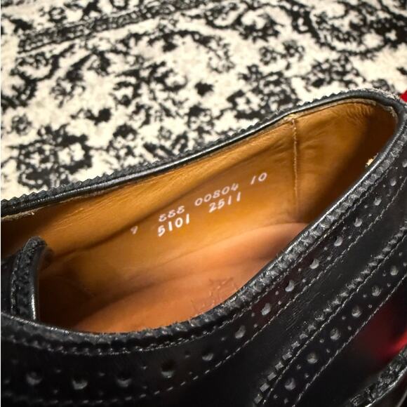 Allen Edmonds Lexington Wingtip Oxfords Men's Size 9 - Picture 4 of 6